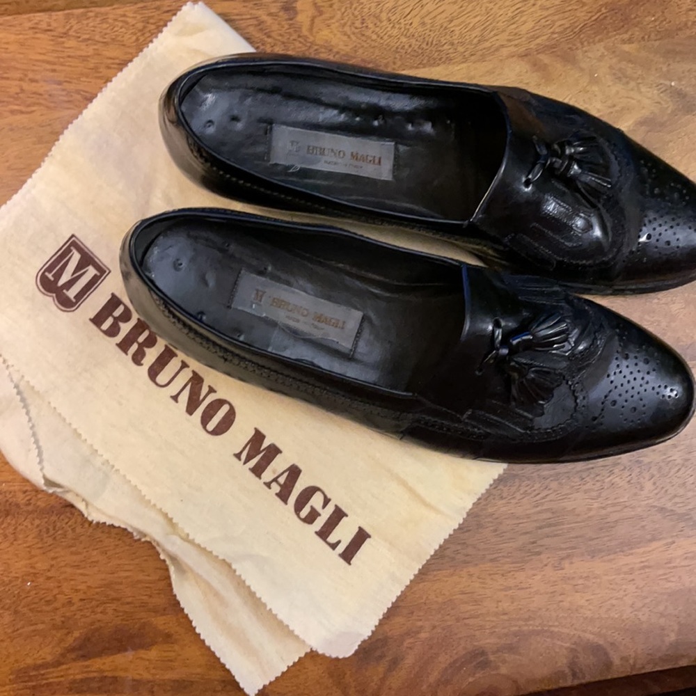 Bruno Magli dress tassel loafers